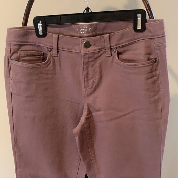 Dusty Rose LOFT Skinny Jeans - Picture 2 of 8